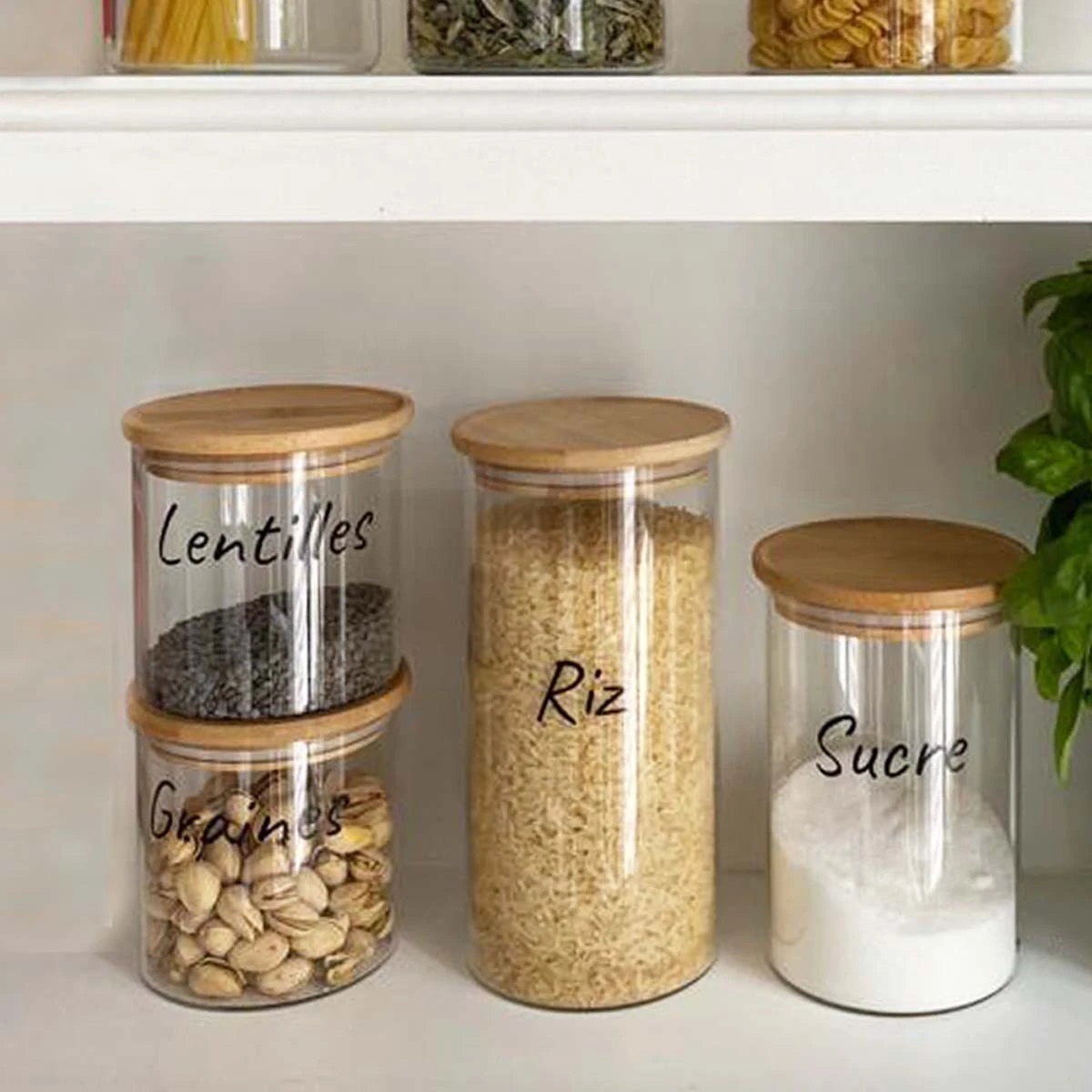 24 étiquettes Noires Pour Bocaux De Cuisine – Image 4