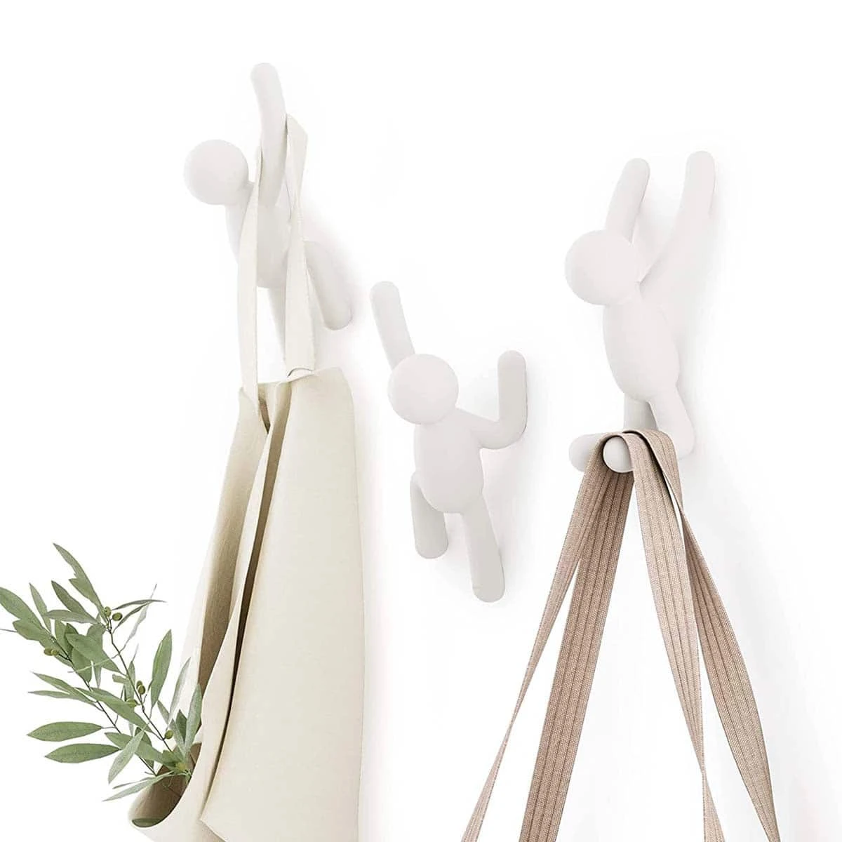 3 Patères Murales Bonhomme