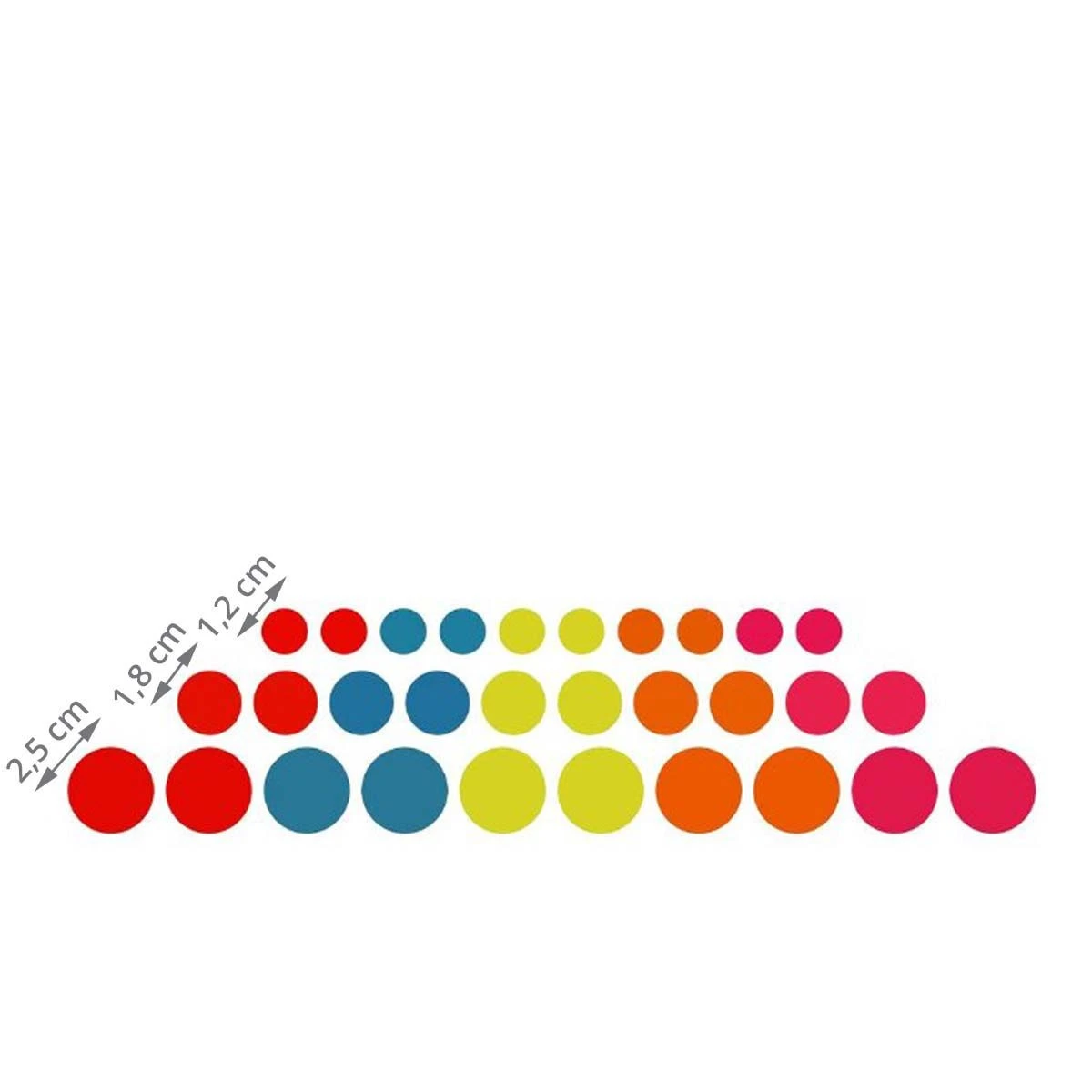 30 Aimants Ronds Colorés – Image 2