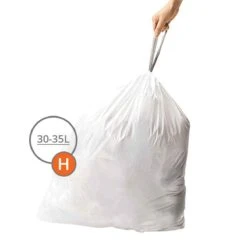 60 Sacs Pour Poubelle à 2 Compartiments