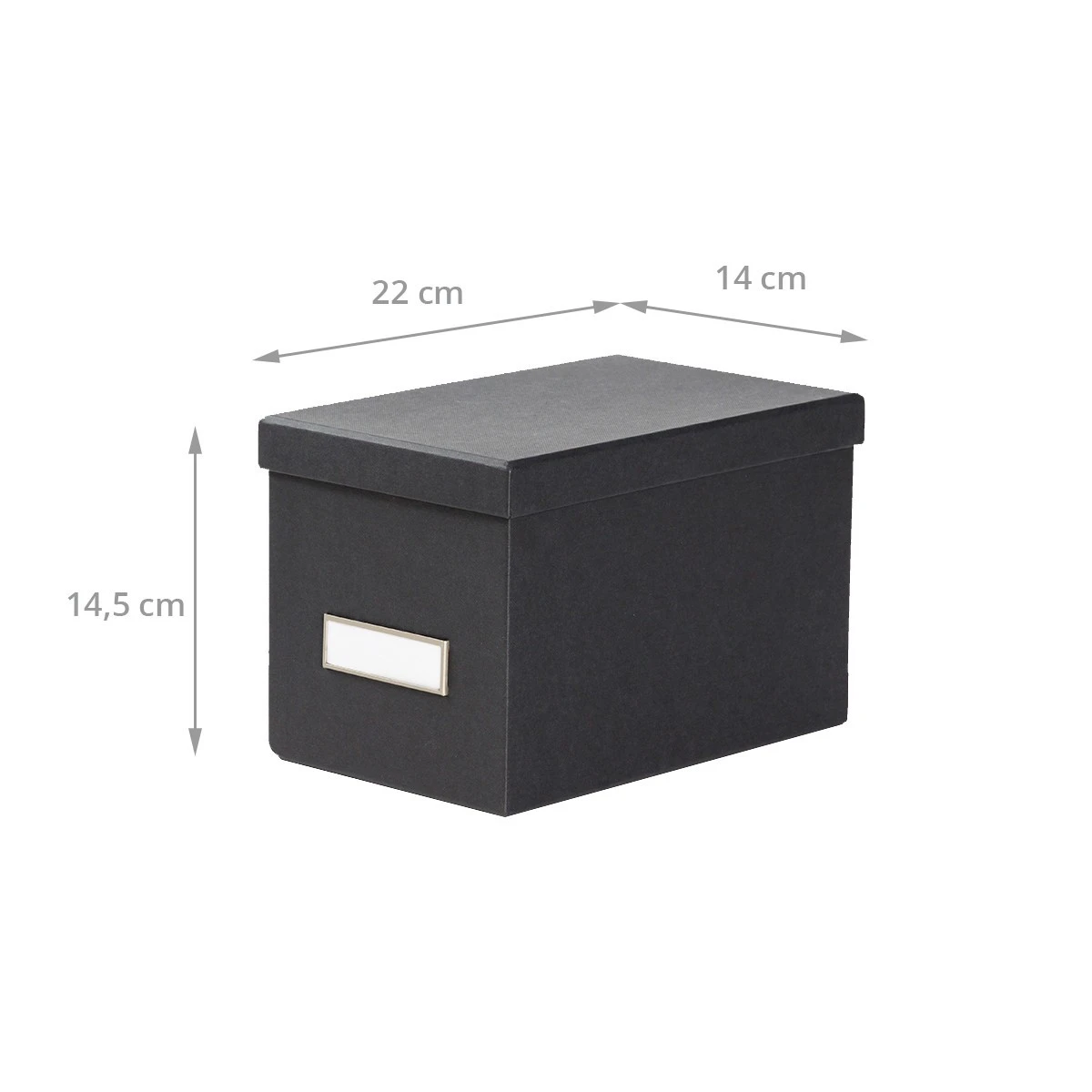 Boîte à CD En Carton Gris Anthracite – Image 3