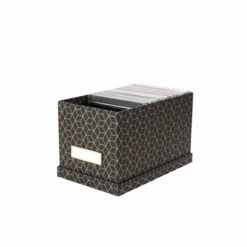 Boîte à CD Noire Et Dorée