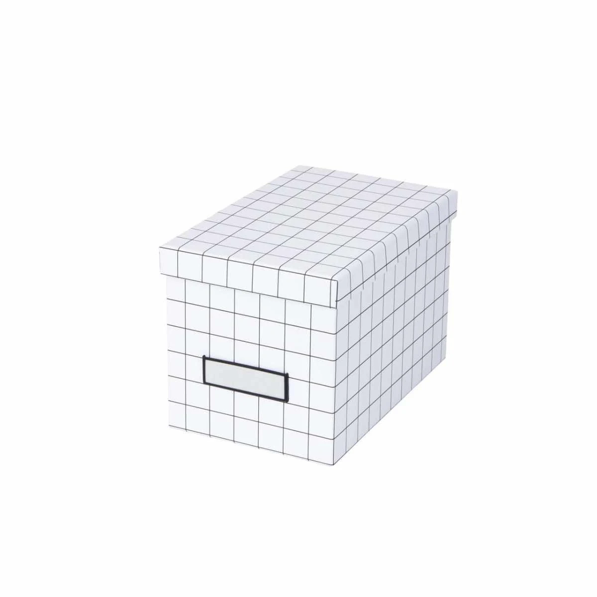 Boîte à CD Quadrillée Avec étiquette