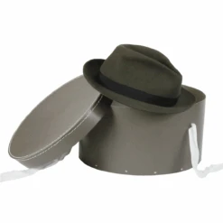 Boîte à Chapeaux Gris Taupe (M)