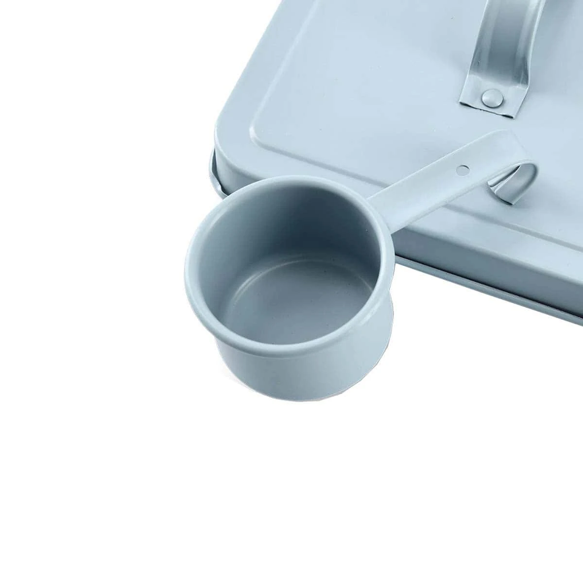 Boîte à Croquettes Pour Chien En Métal Avec Pelle – Image 4