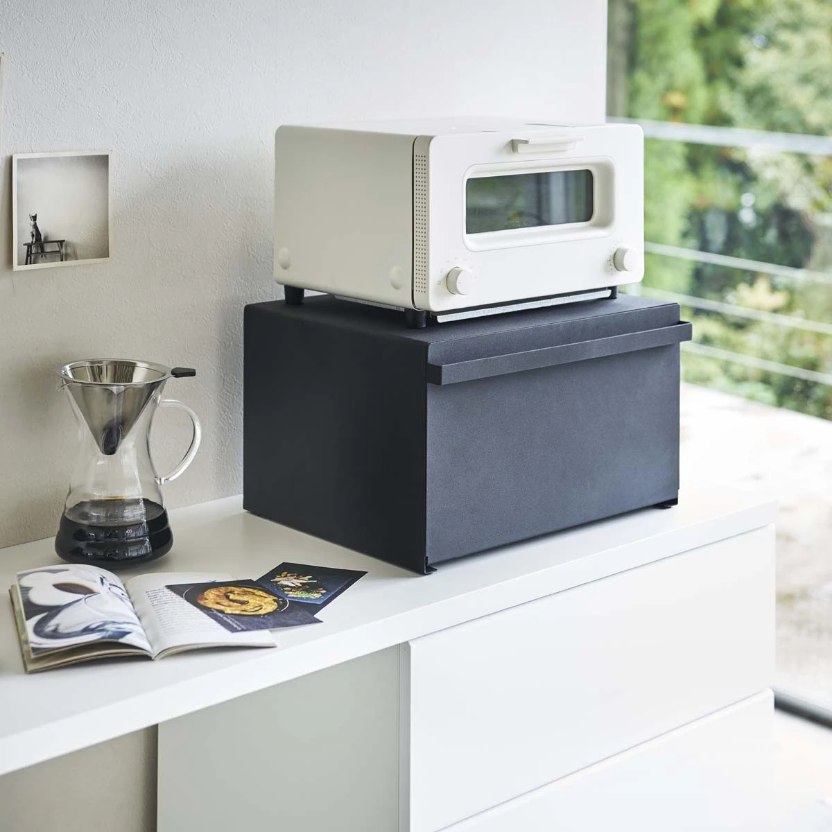 Boîte à Pain Placard De Cuisine Noir – Image 5