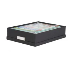 Boîte A4 En Carton Gris Anthracite