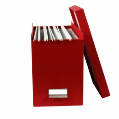 Boîte De Classement à Dossiers Suspendus Rouge