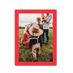 Cadre Repositionnable Pour Document A4 Rouge