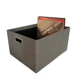 Caisse De Rangement Pour Disques Vinyle