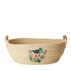 Corbeille à Linge Propre En Raphia XL