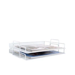 Corbeilles à Courrier En Maille Métallique Blanche