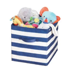 Cube De Rangement Rayé