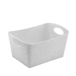 Grand Bac De Rangement Gris En Cellulose L