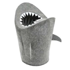 Panier à Jouets Requin En Feutre