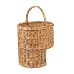 Panier D'escalier En Rotin