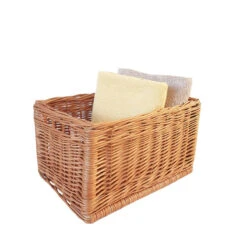 Panier De Rangement En Rotin Blond M