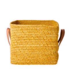 Panier De Rangement Jaune 30 Cm