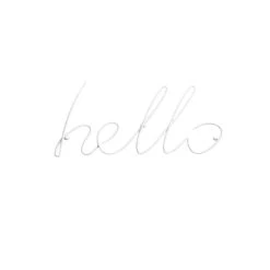 Patère Blanche Hello