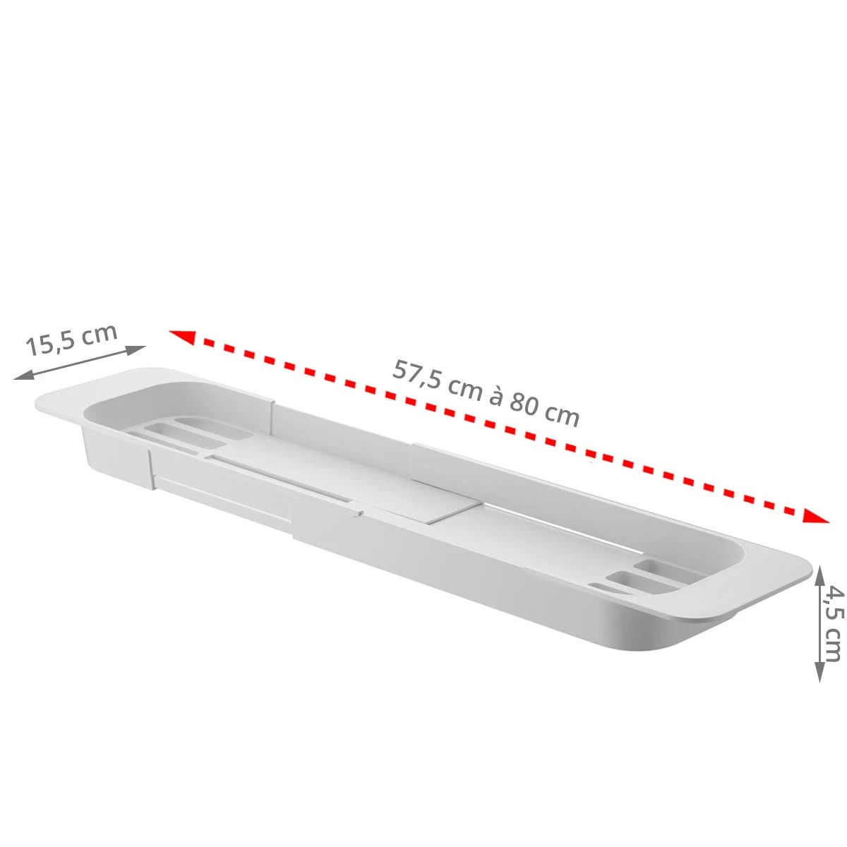 Plateau De Baignoire Blanc – Image 3