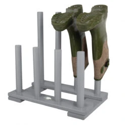 Range-bottes De Jardin En Bois Gris