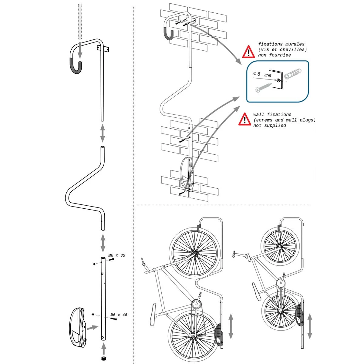 Range-vélo Mural Vertical – Image 8