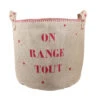 Panier De Rangement En Toile De Jute