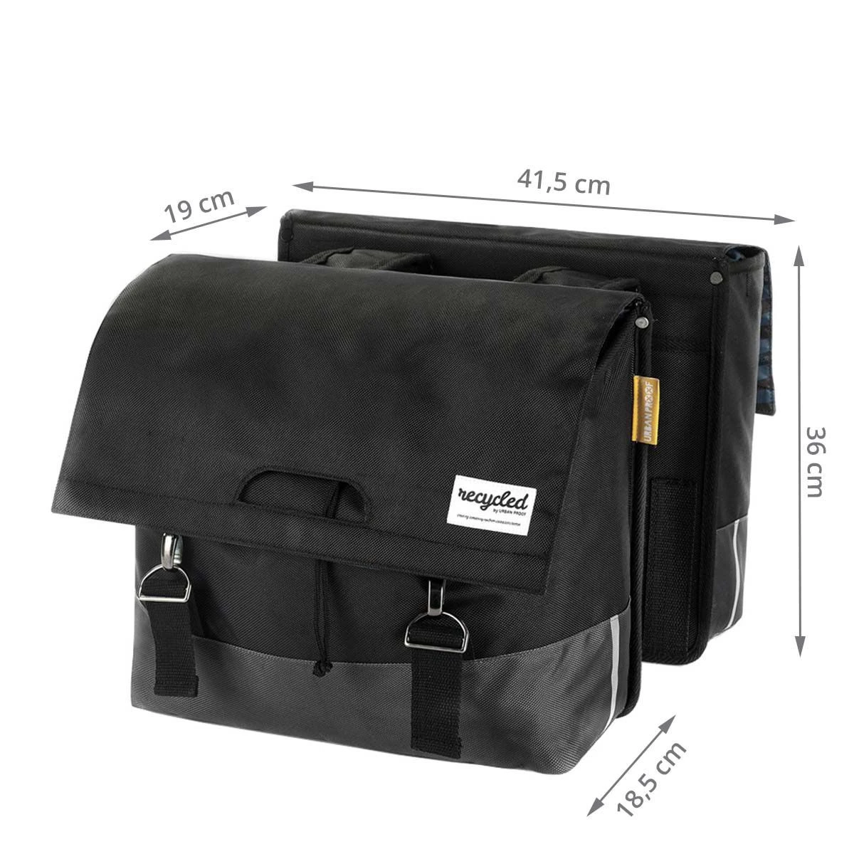 Grande Sacoche à Vélo Double En Matériau Recyclé 55 Litres – Image 2